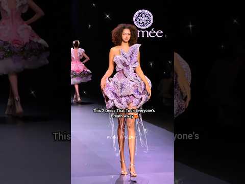 2 priceless dress u must see💜🌹#fashion #dress #runway #shortvideos #viralvideo