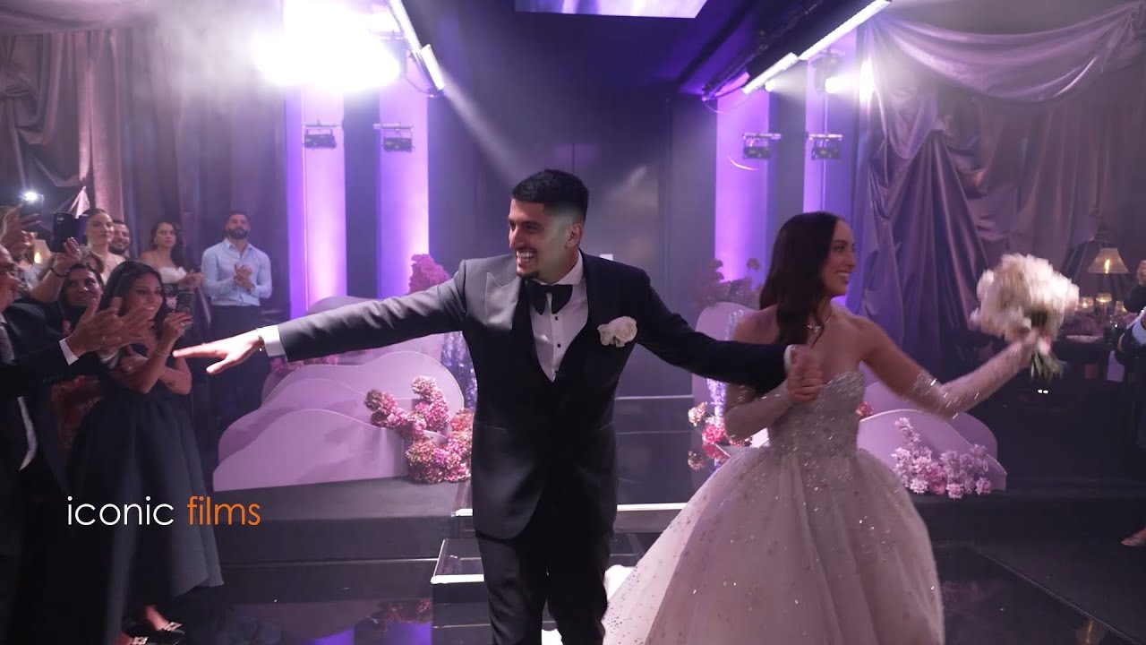 لا تفوتوا مشاهدة مراسم دخول العروس والعريس في حفل زفاف لبناني رائع!