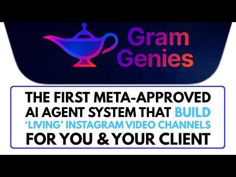 GramGenies Review Demo Webinar Replay Bonus – AI Builds ‘Living’ Instagram Video Channels