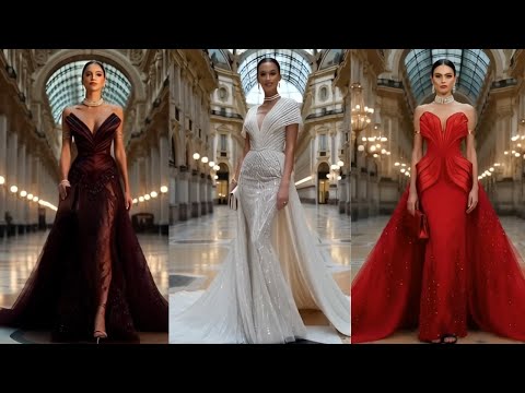 مجموعة رائعة من فساتين السهرة المذهلة للمناسبات الرسمية.