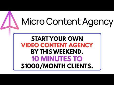 Micro Content Agency Review Demo Bonus – This is The Easiest $500-$1,000/month Service in 2026