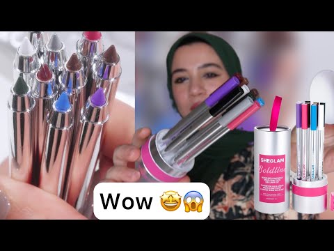 إشتريت أغرب أقلام من شي جلام والنتيجة صدمتني 😱 قلم واحد شوفوا بيعمل ايه ! ميك اب العيد وصل 💃