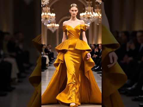 ✨️Luxury Maxi Evening Dresses | Mustard Yellow, Royal Blue & Emerald Green Gowns💙💛💚