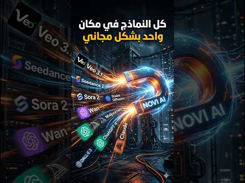 اقوى نماذج الذكاء الاصطناعي في موقع واحد veo3.1 , sora2,kling,seedance🔥