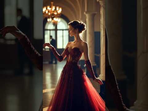 **"Luxury Emerald Evening Gown in a High Fashion Look"**