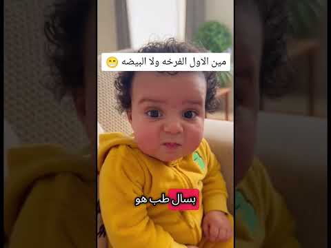 مين الاول الفرخه ولا البيضه ؟ 😁