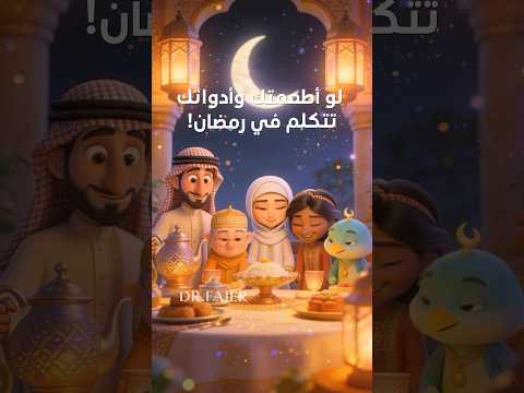 لو أطعمتك وأدواتك تتكلم في رمضان ، شوف هاتقولك ايه 🌸