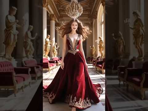 Burgundy Velvet & Beaded Taffeta Evening Dresses | Luxury Formal Gowns👌✨️