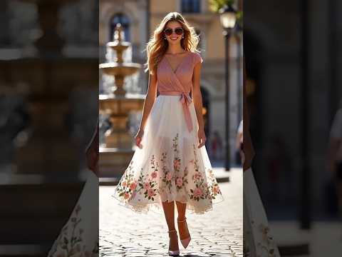 ✨ Spring & Summer Embroidered Dress Collection 2026 | Luxury Floral Fashion