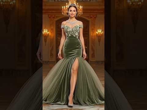 Step into Luxury ✨ Velvet Evening Gowns You Can’t Miss!