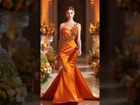 ✨️NEW 2026 Luxury Mermaid Evening Gowns | Purple, Orange & Emerald Green