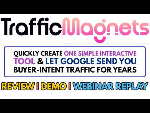 Traffic Magnets Review, Demo, Webinar Replay, Bundle – 165,000 Searches A Month. KD 2.2 Nobody There