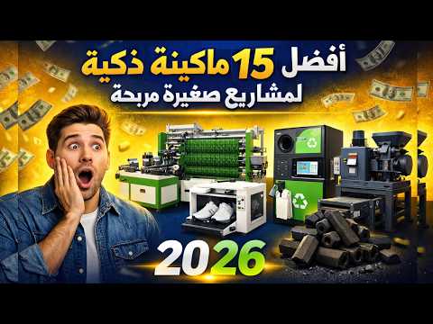 15 ماكينة ذكية لمشاريع صغيرة مربحة | 🤑 مشاريع منزلية ناجحة