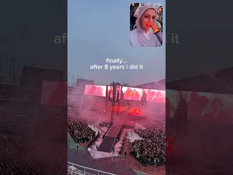 واخيرًا الحلم اتحقق بعد ٨ سنين🥺💜 #كوريا #kpop #bts #army