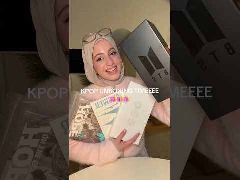 kpop unboxing timeee🇰🇷🛍️ #kpop #unboxing