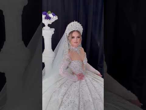#bridal #Dress ♥️ #فستان زفاف ملكي رائع جدا gelinlik Modelleri