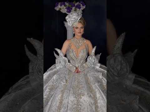 فستان زفاف ملكي رائع جدا تصميم عالمي #فساتين_خطوبة #weddingdress So beautiful  #bridal