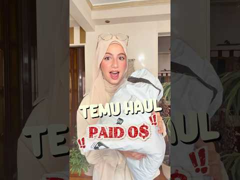 جبت مشتريات من تيمو ببلاش؟!😱 #temu