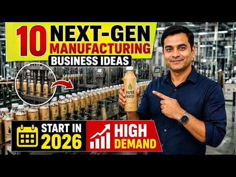 10 Next Gen Manufacturing Businesses to Start in 2026!
