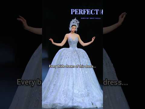 10 most beautiful wedding dress💖👑#fashion #runway #dress #weddingdress #shortvideo #viralvideo