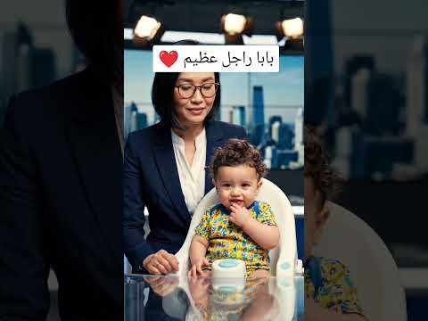 بابا راجل عظيم ❤️ #بابا #طفل #ذكاء_اصطناعي