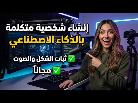 عمل شخصية تتكلم بالذكاء الاصطناعي مجاناً_عمل فيديوهات بالذكاء الاصطناعي