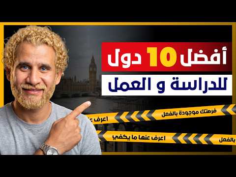دليل الهجرة والمنح لعام 2026: أفضل 10 دول للسفر والدراسة والهجرة + ملف مجاني بالـ AI 🎁