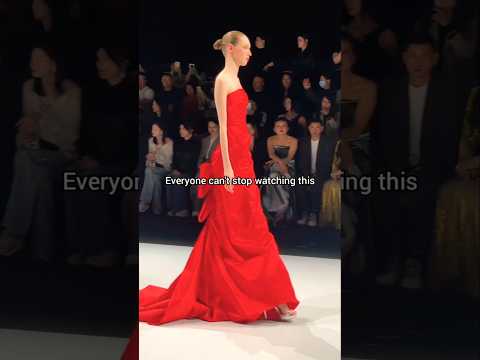 this is the most beautiful dress ever❤️#fashion #dress #runway #shortvideo #viralvideo #ytshorts