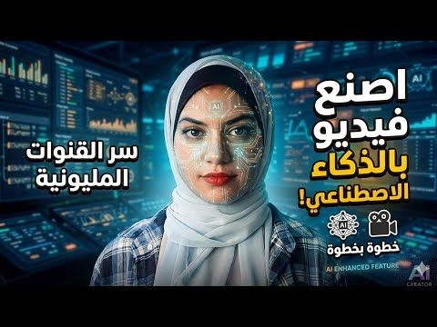 سرقة سر القنوات المليونية/صناعة المحتوي بالذكاء الاصطناعي